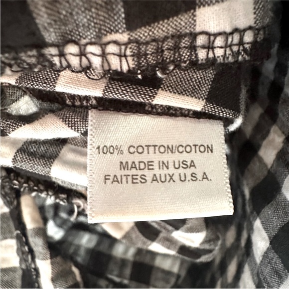 Misa Los Angeles Kayin Skort gingham black and white size S - Picture 5 of 8